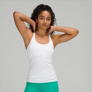 Lululemon Ebb to Street White Tank Top